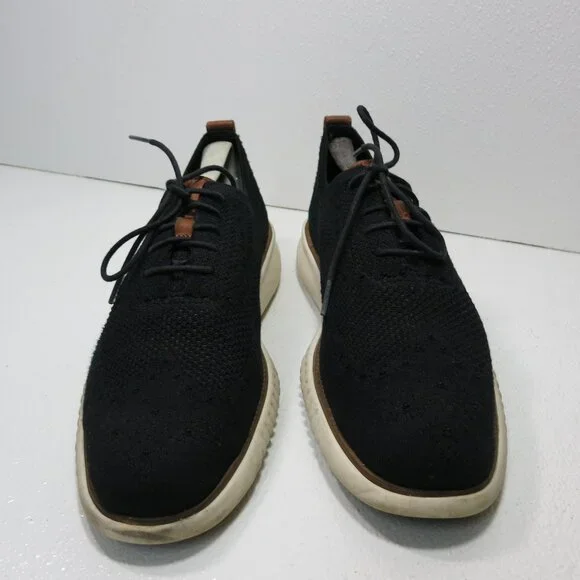 Cole Haan 2.ZERØ GRAND Laser Wingtip Oxfords Fabric Casual Footwear Sz 10.5 M - Picture 5 of 7